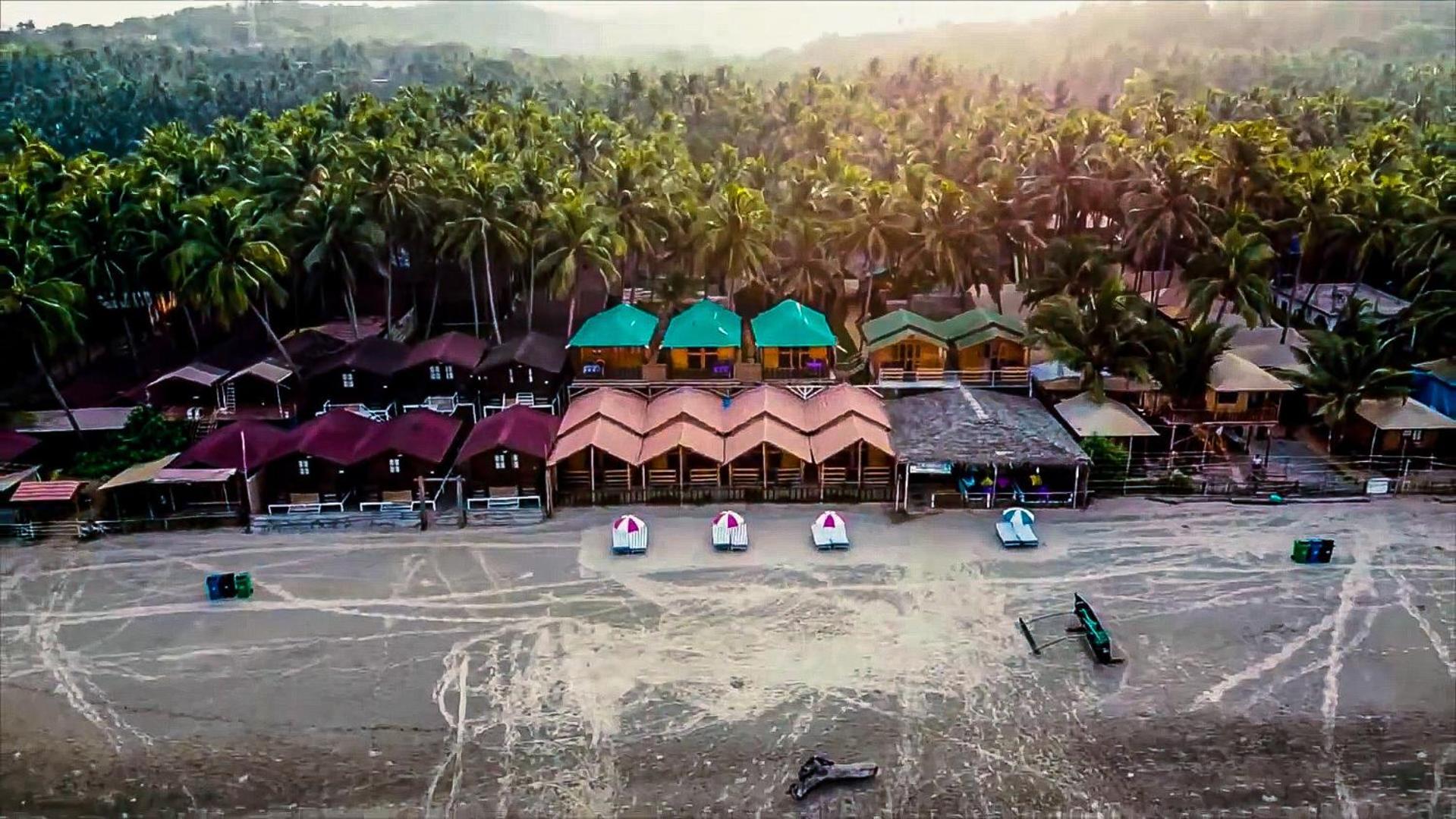 Отель Om Sai Beach Huts Агонда Экстерьер фото