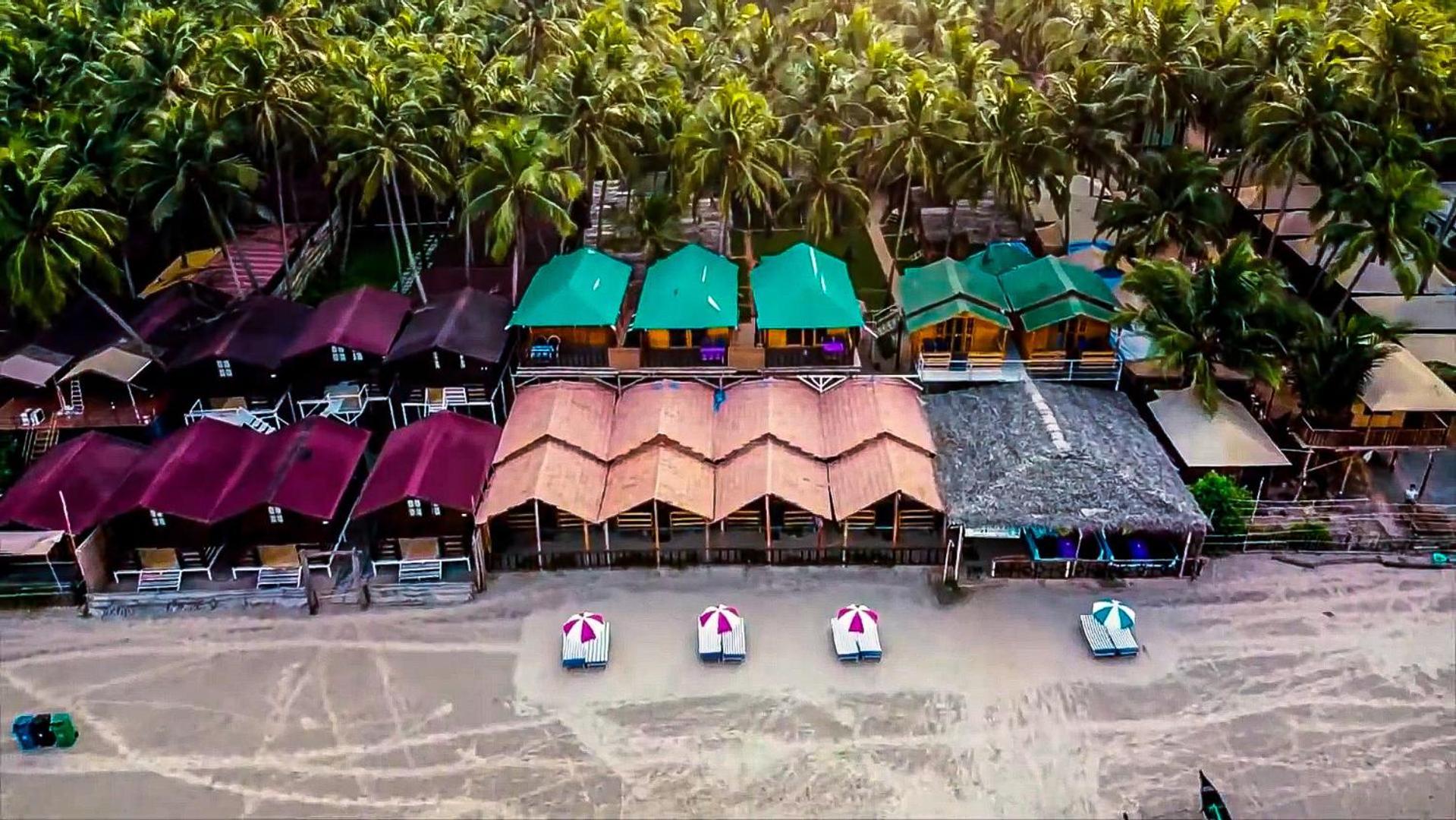 Отель Om Sai Beach Huts Агонда Экстерьер фото